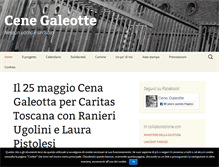Tablet Screenshot of cenegaleotte.it
